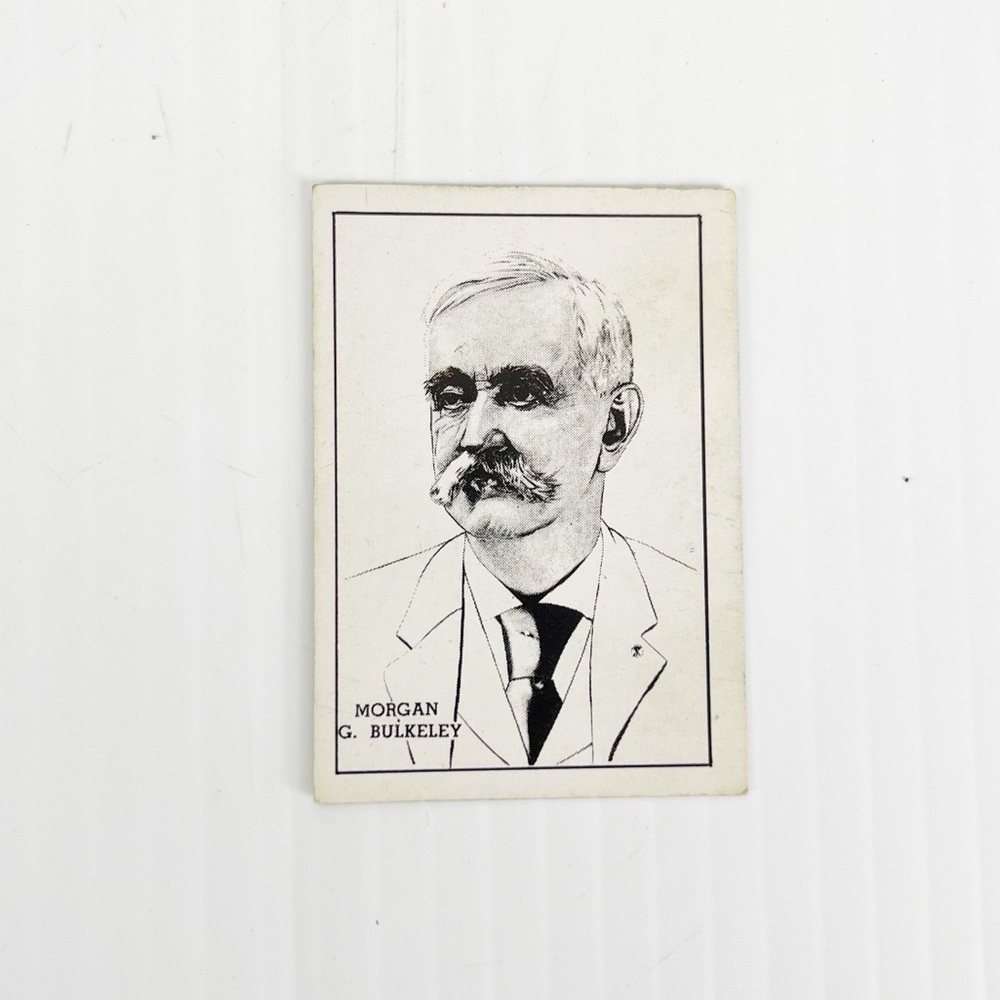 Vintage 1950 Callahan Hall of Fame Morgan G Bulkeley Baseball Trading Card